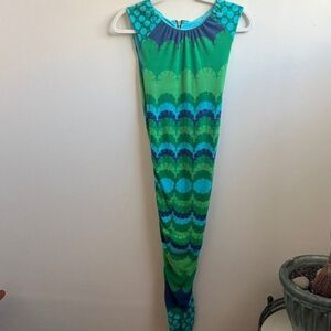 Sharon Couture ruched back Maxi Dress size S